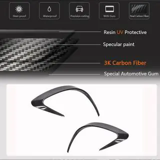 Rear Bumper Carbon Trim for GLE 350/GLE450/GLE63 2019-2023 photo 3