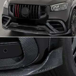 Front Bumper Lip Extensions (GLE63 AMG, Carbon) photo 3