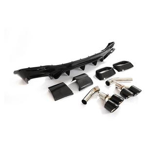 Rear diffuser with exhaust tips GLE63 Carbon (2018-2026) photo 2