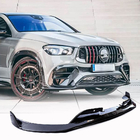 Mercedes GLE W167 2018- Front bumper lip (for GLE53/AMG-Line 2019-2023, Carbon) photo 1