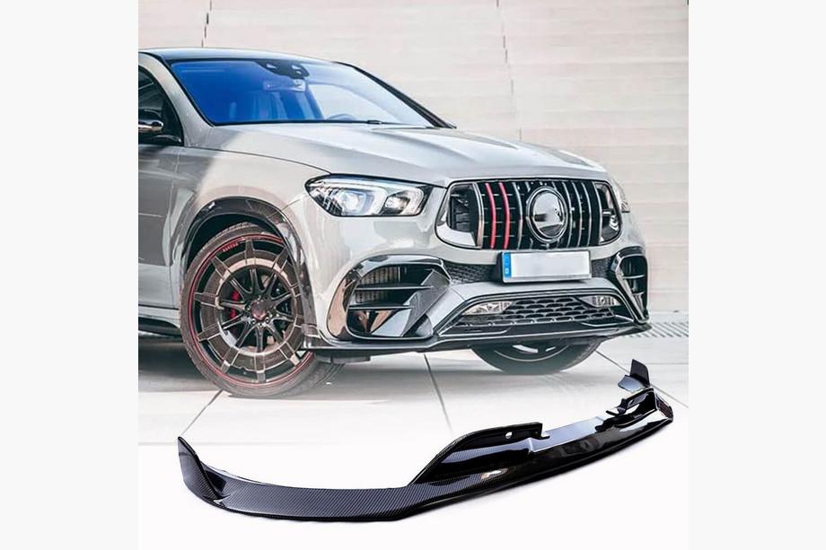 Mercedes GLE W167 2018- Front bumper lip (for GLE53/AMG-Line 2019-2023, Carbon) Image