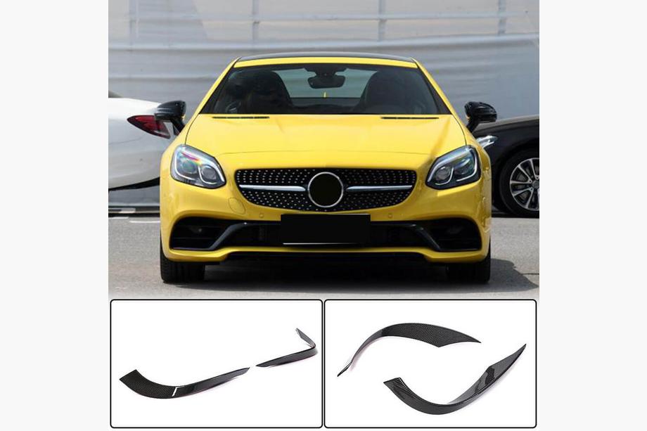 Mercedes SLK R172 2011-2016 Carbon Front Bumper Covers (for Base 2016-2020) Image