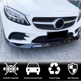 Front Bumper Lip Spoiler (for AMG-Line, Carbon) photo 2