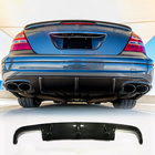 Mercedes E-class W211 2002-2009 Rear Bumper Diffuser for E55 AMG 2003-2006, Carbon photo 2