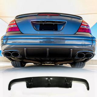 Rear Bumper Diffuser for E55 AMG 2003-2006, Carbon photo 2