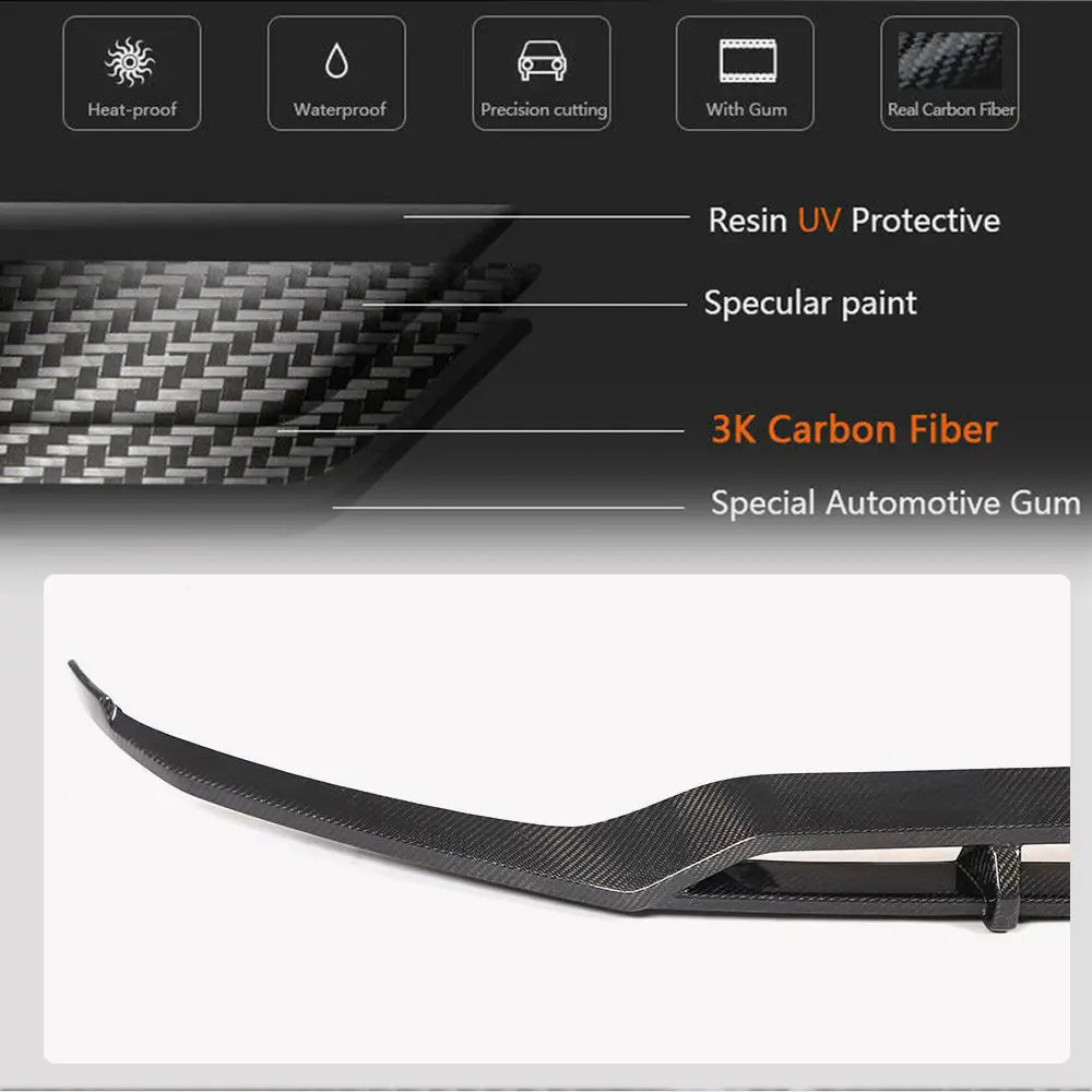 Front Bumper Lip for AMG-Line 2020+, Carbon photo 4