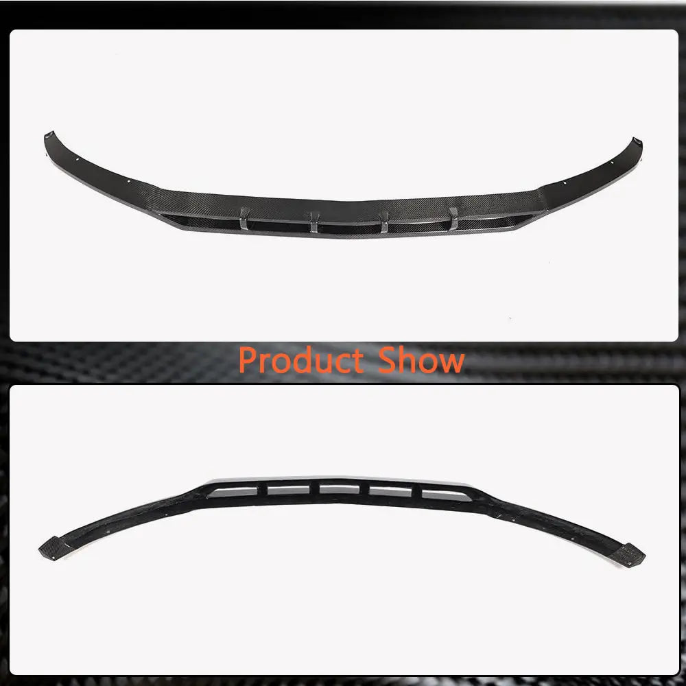 Mercedes GLC X253 2015-2022 Front Bumper Lip for AMG-Line 2020+, Carbon photo 6