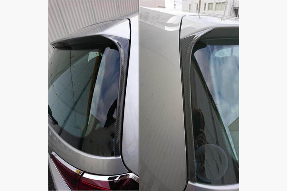Volkswagen Golf 7/E-Golf 2012-2020 Carbon Rear Window Pillar Covers (for Base) Photo 3