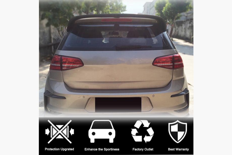 Volkswagen Golf 7/E-Golf 2012-2020 Spoiler V3 (for Base/R-Line HB, Carbon) Photo 2