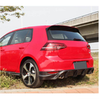 Volkswagen Golf 7/E-Golf 2012-2020 Rear Bumper Diffuser V1 (for Base/GTI HB 2012-2017, Carbon) photo 3