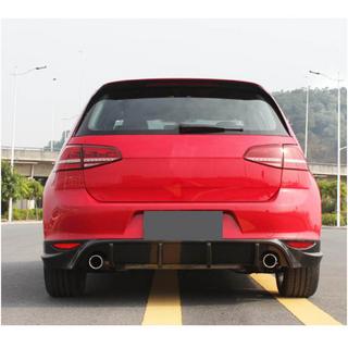Rear Bumper Diffuser V1 (for Base/GTI HB 2012-2017, Carbon) photo 2
