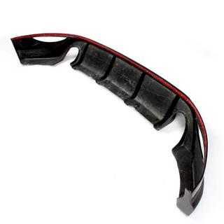 Rear Bumper Diffuser V1 (for Base/GTI HB 2012-2017, Carbon) photo 4
