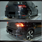 Volkswagen Golf 7/E-Golf 2012-2020 Rear Bumper Diffuser V2 (for Base/GTI HB 2012-2017, Carbon) photo 4