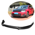 Volkswagen Golf 7/E-Golf 2012-2020 Front Bumper Lip V1 (for GTI HB 2012-2017, Carbon) photo 1