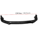 Volkswagen Golf 7/E-Golf 2012-2020 Front Bumper Lip V1 (for GTI HB 2012-2017, Carbon) photo 5