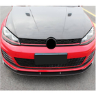 Volkswagen Golf 7/E-Golf 2012-2020 Front Bumper Lip V2 for GTI HB 2012-2017 Carbon photo 3