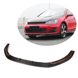 Front Bumper Lip V2 for GTI HB 2012-2017 Carbon photo 1