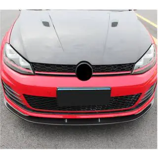 Front Bumper Lip V2 for GTI HB 2012-2017 Carbon photo 3
