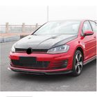 Volkswagen Golf 7/E-Golf 2012-2020 Front Bumper Lip V3 for GTI HB 2012-2017 Carbon photo 4