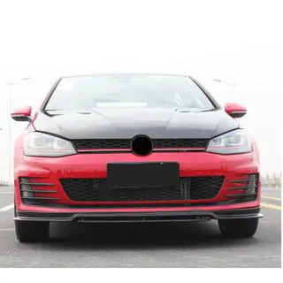 Front Bumper Lip V3 for GTI HB 2012-2017 Carbon photo 2