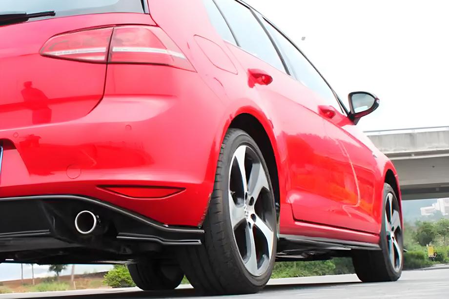Volkswagen Golf 7/E-Golf 2012-2020 Side Skirts (for GTI HB 2012-2017, Carbon) Photo 2