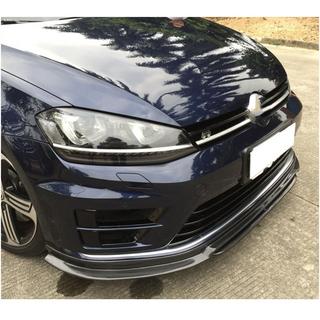 Front Bumper Lip Spoiler (for R/R-Line 2012-2017, Carbon) photo 3