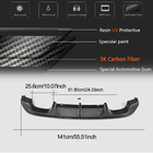 Volkswagen Golf 7/E-Golf 2012-2020 Rear Bumper Diffuser (for R/R-Line HB 2012-2017, Carbon) photo 5