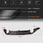 Volkswagen Golf 7/E-Golf 2012-2020 Rear Bumper Diffuser V3 (for Base/GTI HB 2012-2017, Carbon) photo 5