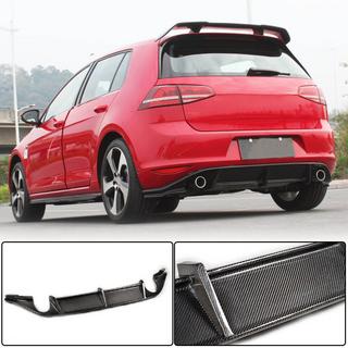Rear Bumper Diffuser V3 (for Base/GTI HB 2012-2017, Carbon) photo 1