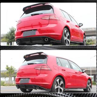 Rear Bumper Diffuser V3 (for Base/GTI HB 2012-2017, Carbon) photo 3