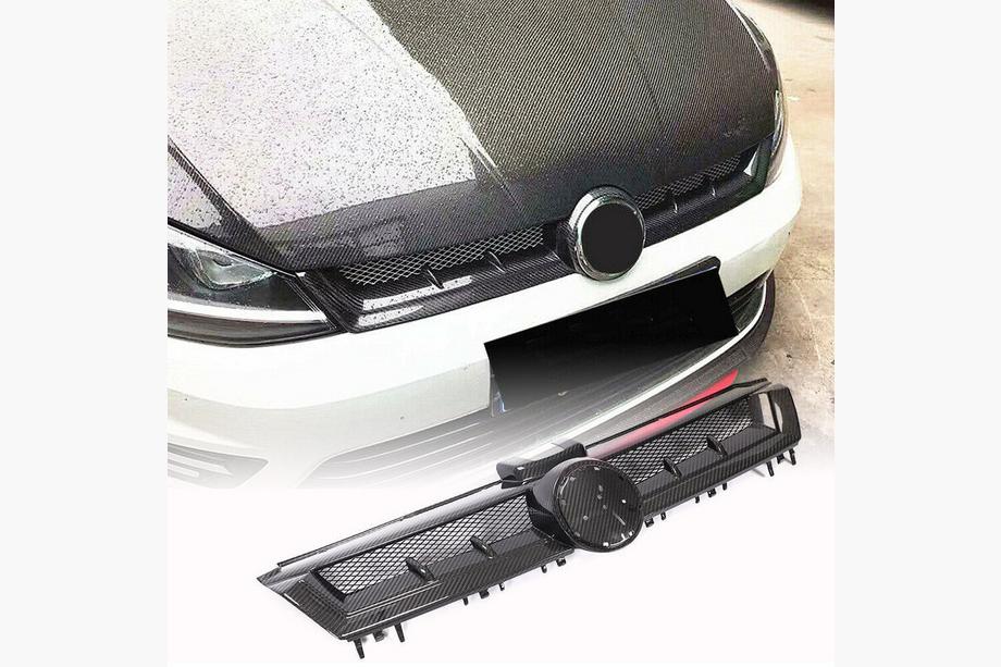 Volkswagen Golf 7/E-Golf 2012-2020 Front Grille (for HB 2012-2017, Dry Carbon) Image