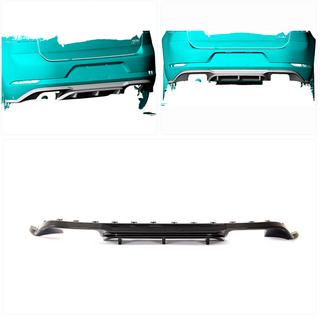 Rear Bumper Diffuser (for Base/GTI HB 2017-2020, Carbon) photo 2
