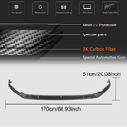 Volkswagen Golf 7/E-Golf 2012-2020 Front Bumper Lip V1 for R/R-Line 2017-2020 Carbon photo 5