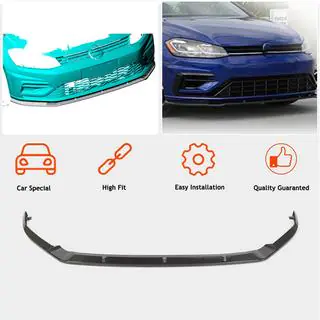 Front Bumper Lip V1 for R/R-Line 2017-2020 Carbon photo 2