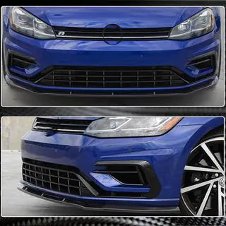 Front Bumper Lip V1 for R/R-Line 2017-2020 Carbon photo 3