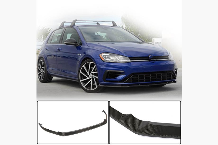 Volkswagen Golf 7/E-Golf 2012-2020 Front Bumper Lip V1 for R/R-Line 2017-2020 Carbon Image