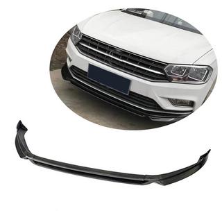 Front Bumper Lip Spoiler (for Base 2017-2020, Carbon) photo 1