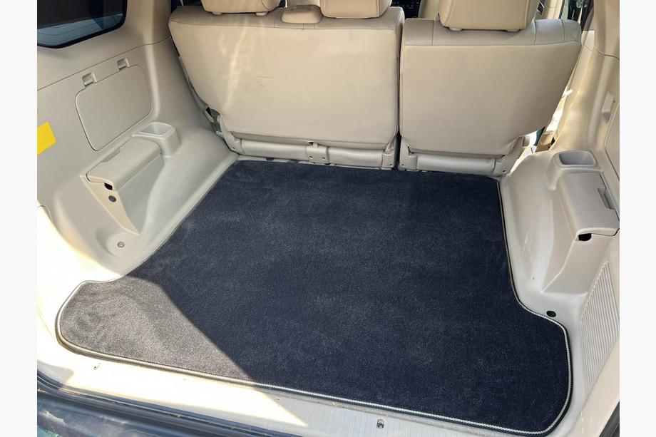 Toyota Land Cruiser Prado 120 2002-2009 Premium Textile Trunk Mat Black (5 or 7 Seats) Image