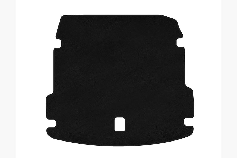 Audi A8 2010-2018 Premium Textile Trunk Mat (Long, Black) Image