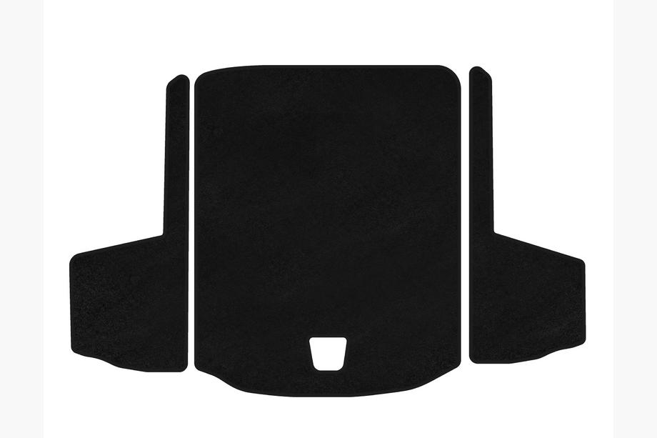 Cadillac ATS 2012-2019 Trunk Mat Textile Premium (SD, Black) Image