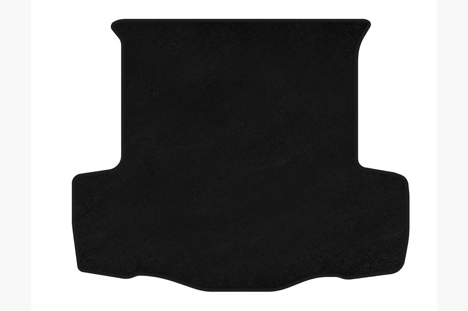 Fiat Linea 2006-2018 Trunk Mat Textile Premium (SD, Black) Image