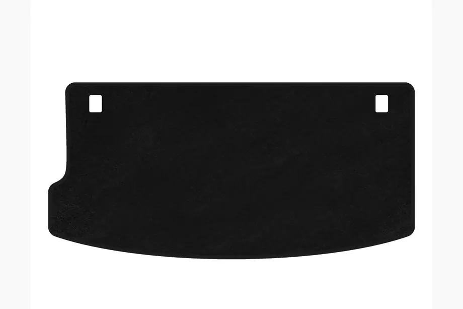Hyundai I-10 2008-2013 Premium Textile Trunk Mat (HB, Black) Image