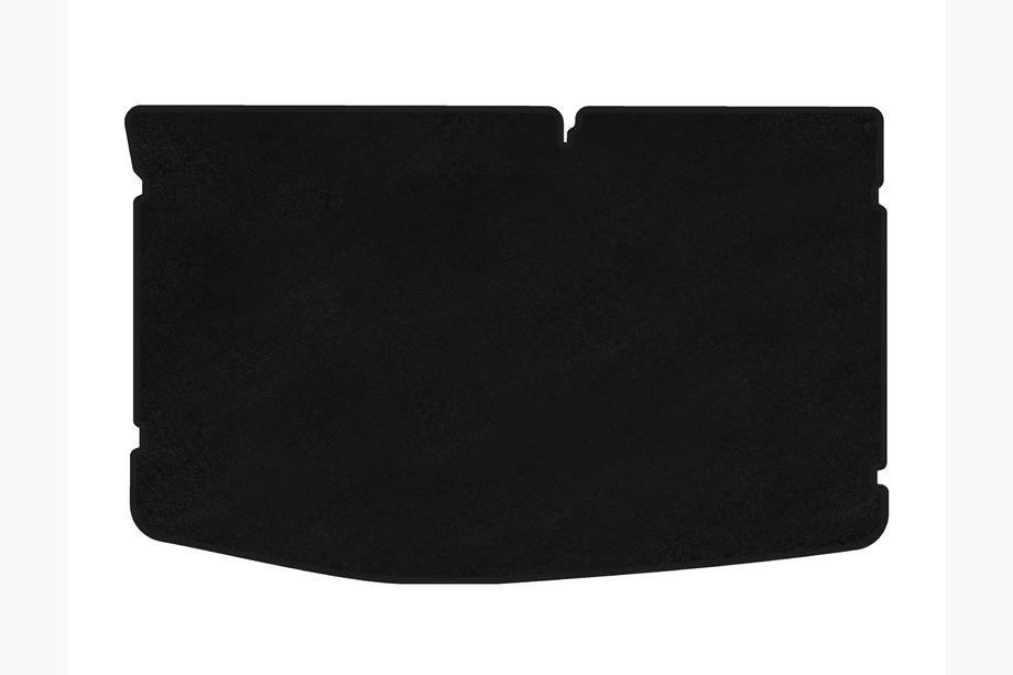 Hyundai I-20 2008-2012 Premium Textile Trunk Mat (HB, Black) Image