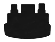 Hyundai Staria 2021- Premium Textile Trunk Mat (1+1.5/9-seater, Black) photo 1