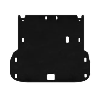 Premium Textile Trunk Mat for 2nd Row, Black