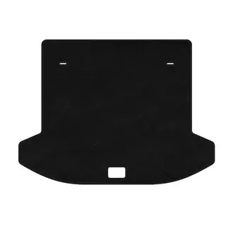 Premium Textile Trunk Mat (2 Rows, Black)