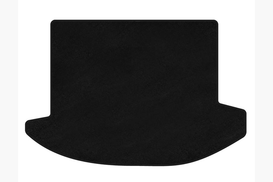 Kia Carens 1999-2012 Premium Textile Trunk Mat (2006-2012, 2 Rows, 7-Seater, Black) Image