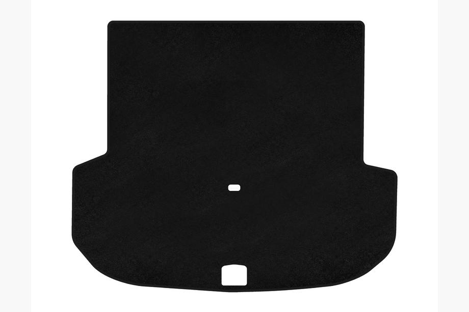 Kia Sorento III UM 2014-2020 Premium Textile Trunk Mat (2014-2018, 5-seater, Black) Image