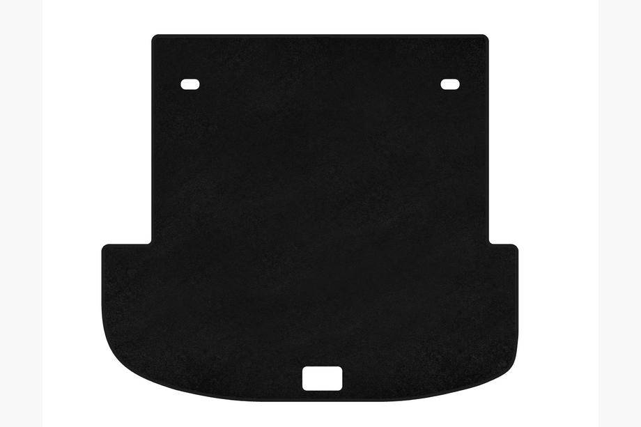 Kia Stonic 2017- Premium Textile Trunk Mat (7-Seater, Black) Image