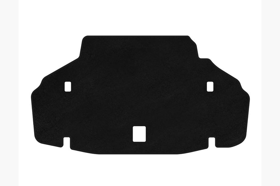 Lexus LS 2007-2017 Premium Textile Trunk Mat (2007-2010, SD, Long Wheelbase, Black) Image
